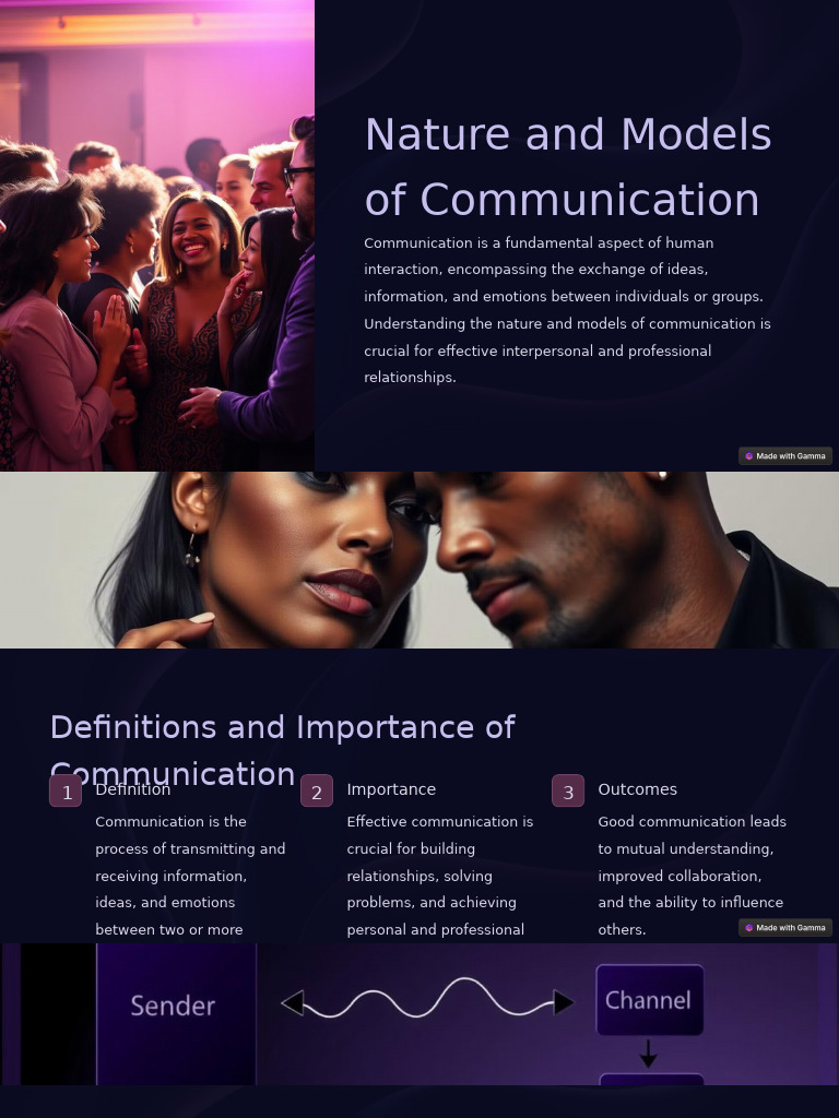 Understanding Communication Models | PDF | Communication | Human ...