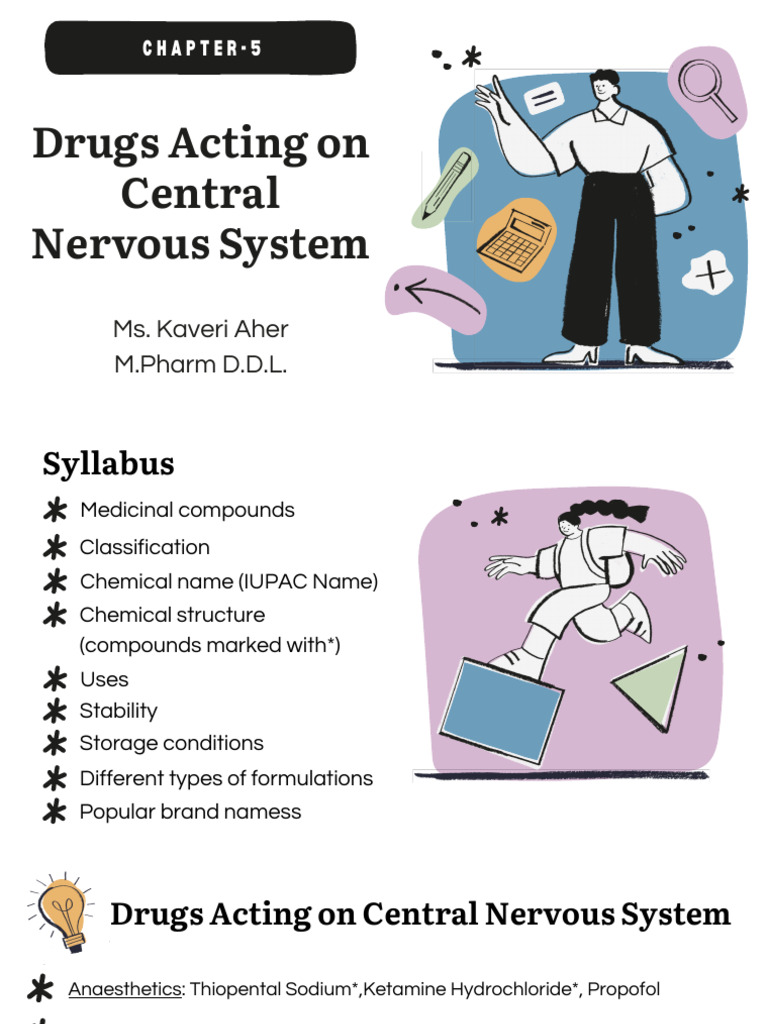 Part 1chapter 5 Central Nervous System | PDF | Benzodiazepine | Drugs