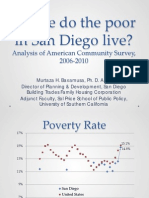 Where Do The Poor in San Diego Live?: Analysis of American Community Survey, 2006-2010