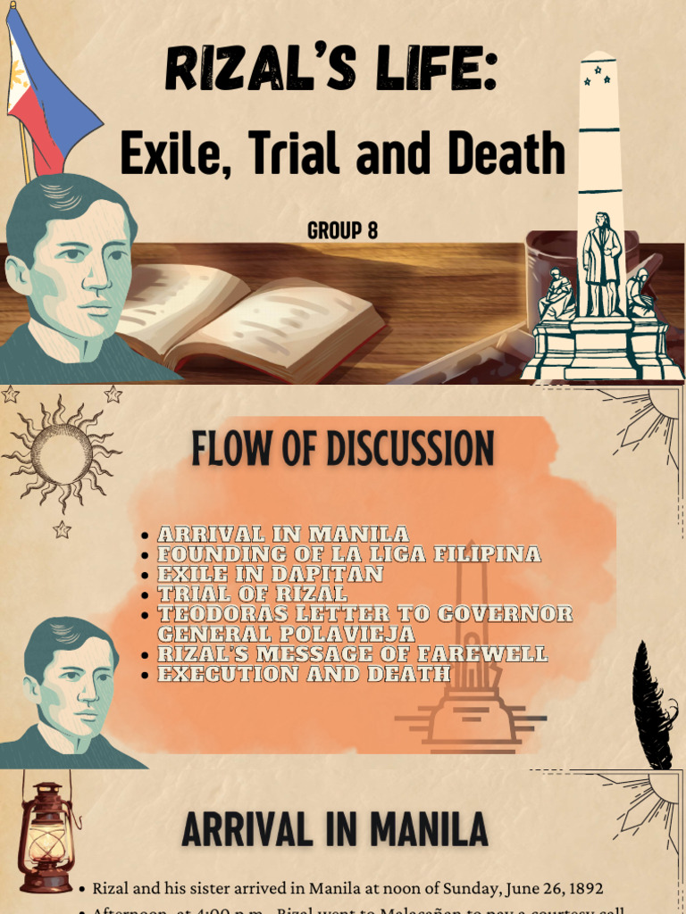 Rizal's Exile, Trial, and Execution | PDF | Philippines | Spanish East ...