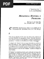 metafisica história e problema