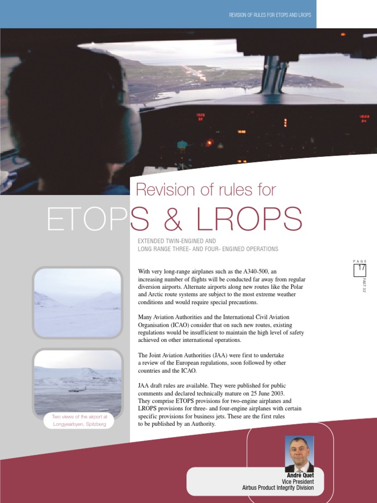 ETOPS Revision | Airplane | Aeronautics