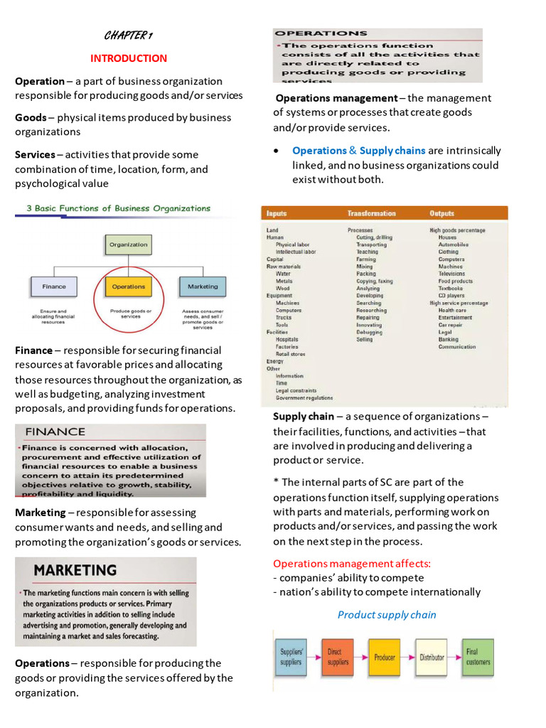NPB-TQM-CHAPTER-1 | PDF | Operations Management | Inventory