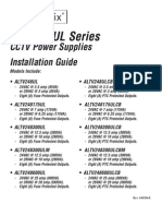 ALTV248UL Series: CCTV Power Supplies Installation Guide