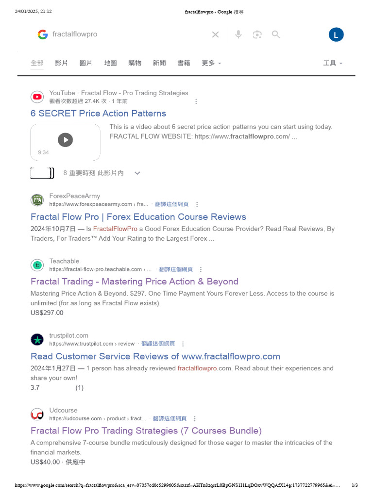 Fractal Flow Pro Trading Strategies Bundle | PDF | Market (Economics ...