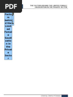 The Factors Behind the Limited Female Saudization in the Private Sector