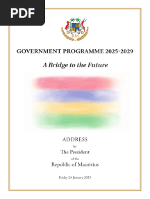 Le discours programme dans son intégralité