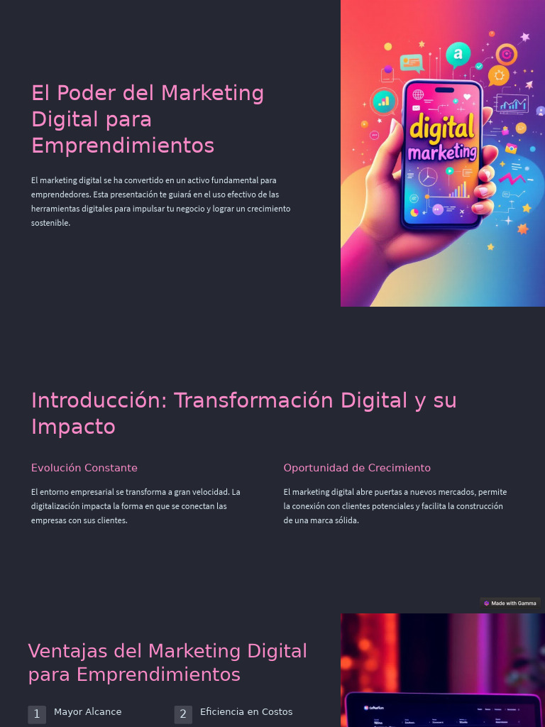 Marketing Digital para Emprendedores | PDF | Publicidad digital | Marketing