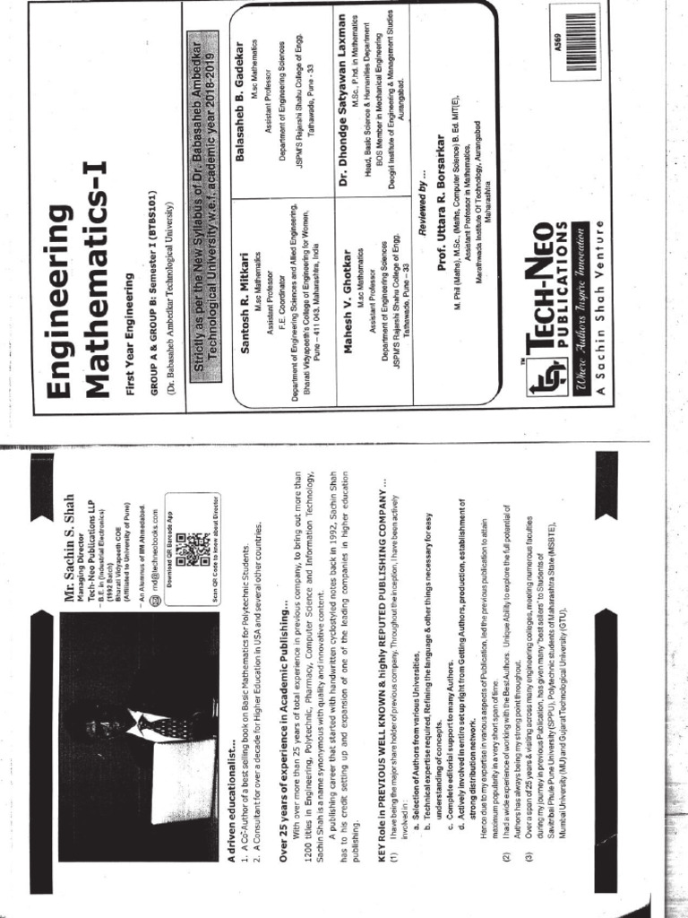 Engineering Mathematics I 1 Pdf