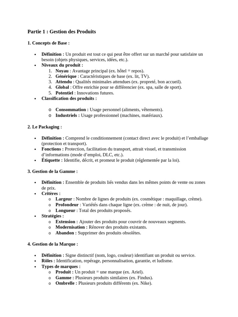 Gestion des Produits et Prix | PDF | Prix | Marque