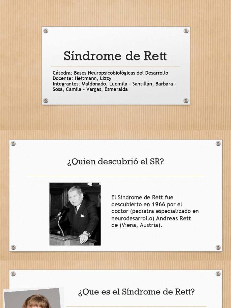 Síndrome de Rett: Causas y Diagnóstico | PDF | Memoria | Sistema nervioso