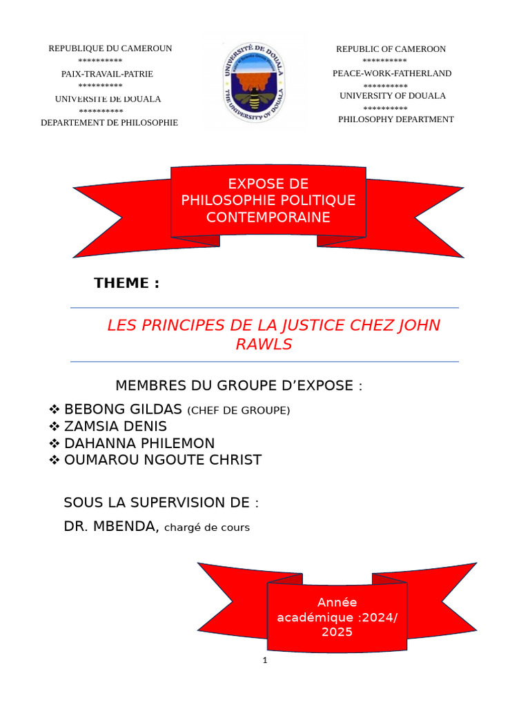 Principes de justice selon John Rawls | PDF | Crime et violence | Justice