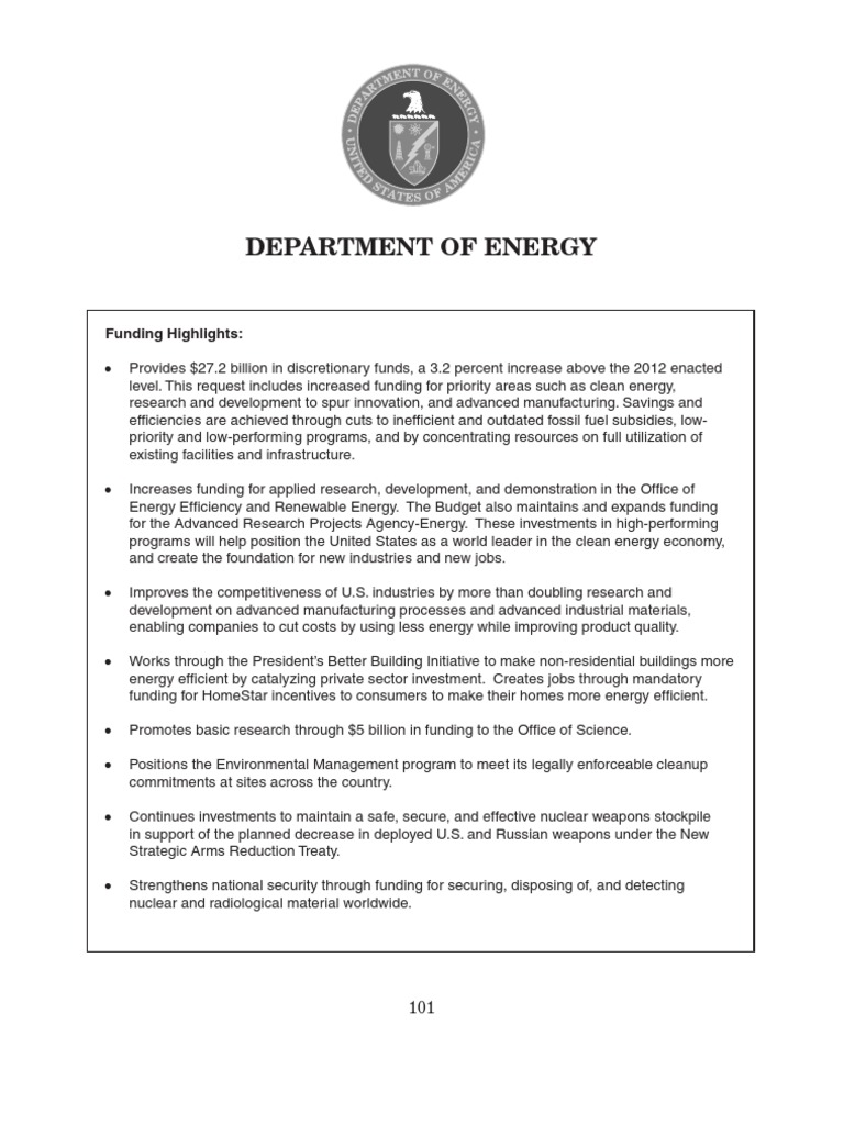 Department Budget Proposal Template