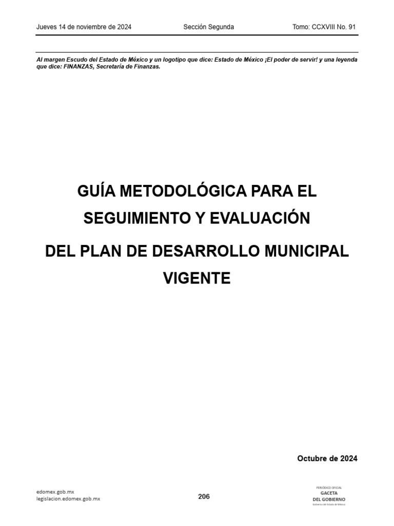 Guía de Evaluación del Desarrollo Municipal | PDF | Presupuesto ...