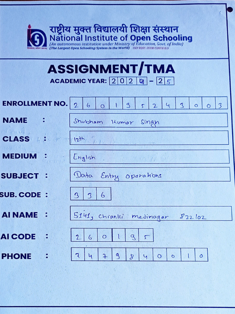 Data Entry Operations Guide Pdf