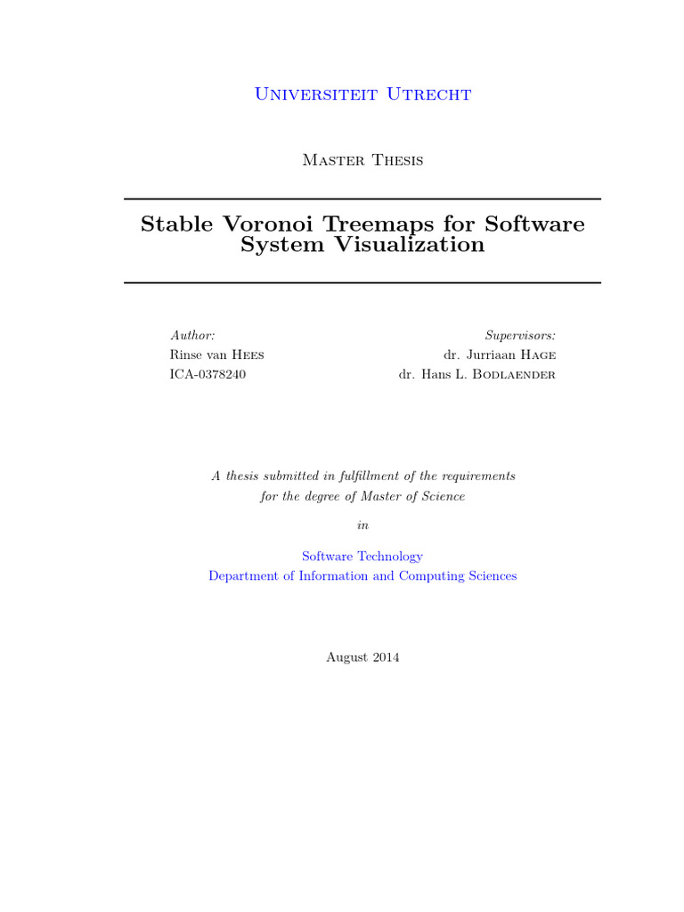 Stable Voronoi Treemaps for Visualization | PDF | Visualization (Graphics)