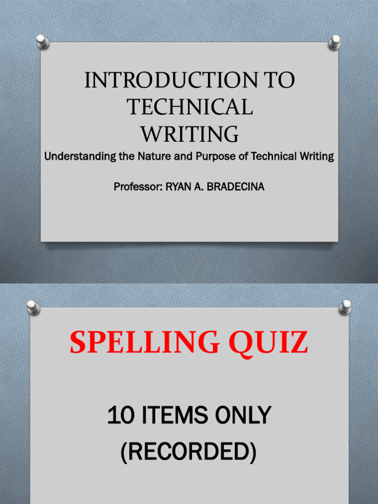Technical Writing: Principles & Process | PDF | Essays | Writing