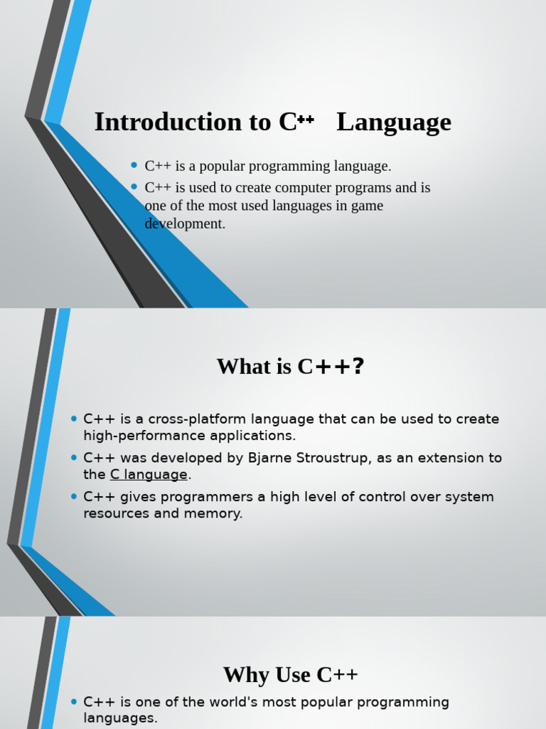 Introduction to C Language | PDF | C++ | Integrated Development Environment