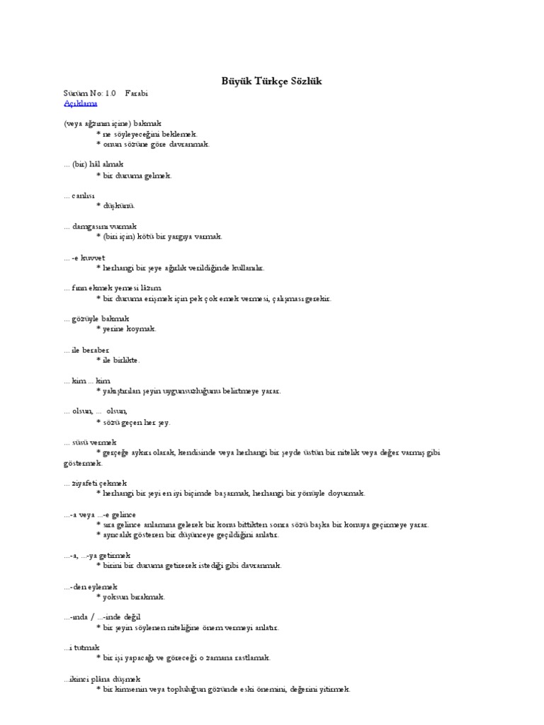 Buyuk Turkce Sozluk Pdf