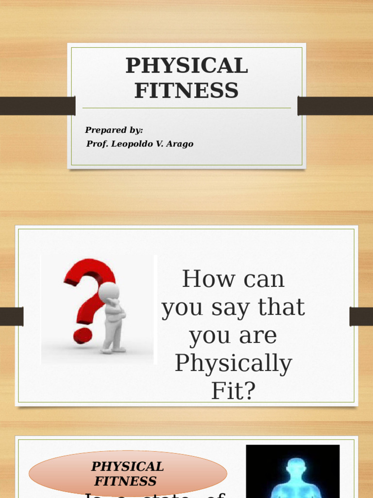 Physical Fitness Pdf Physical Fitness Endurance