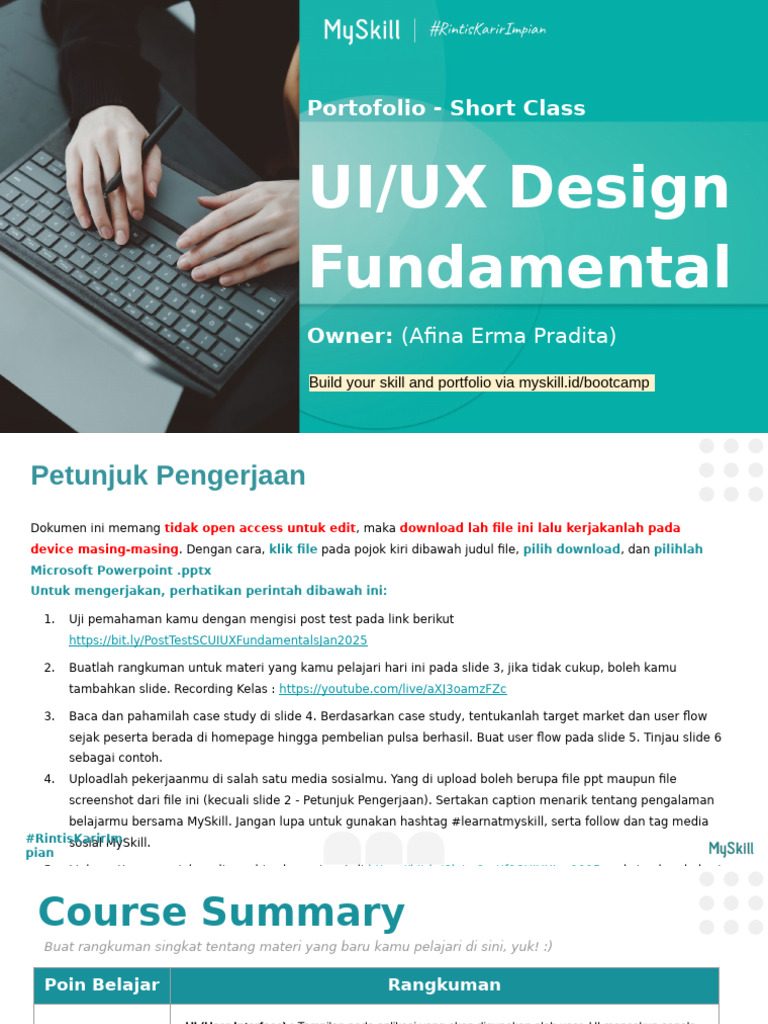 Mini Task dalam UI/UX Design | PDF