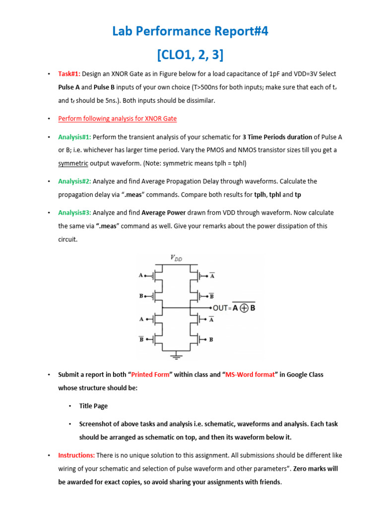 Lab Performance Report#4 | PDF