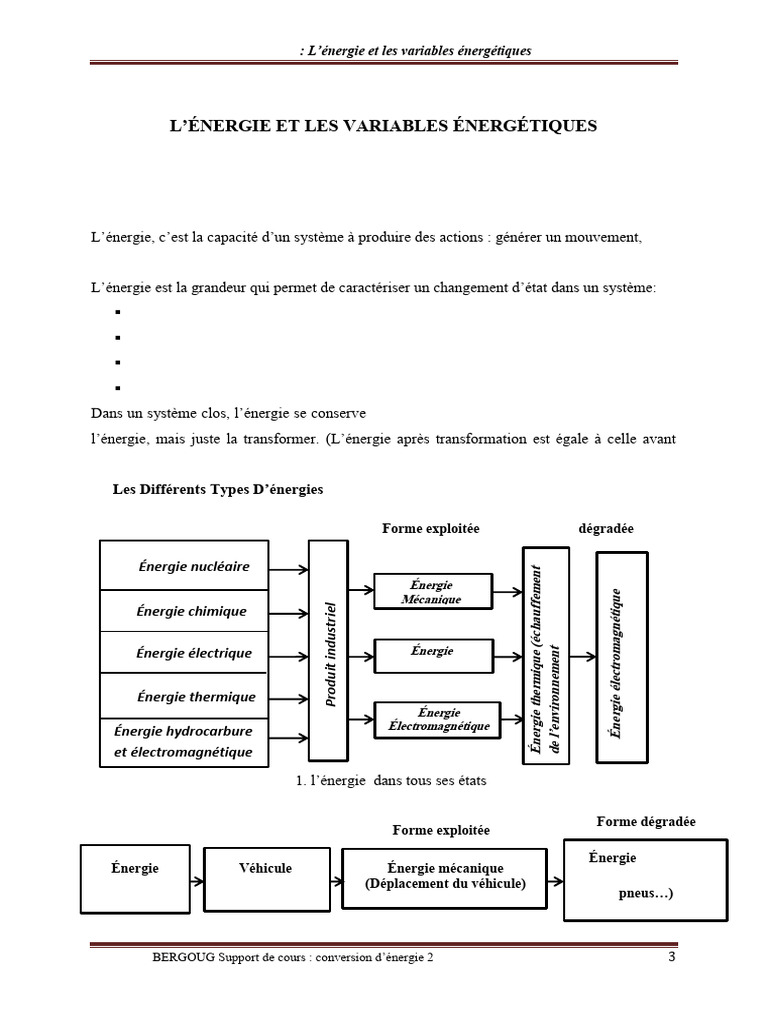 Types et Sources d'Énergie Renouvelable | PDF | Puissance (physique ...