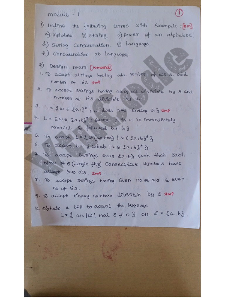 @vtucode - in ATC Important Questions 2021 Scheme | PDF