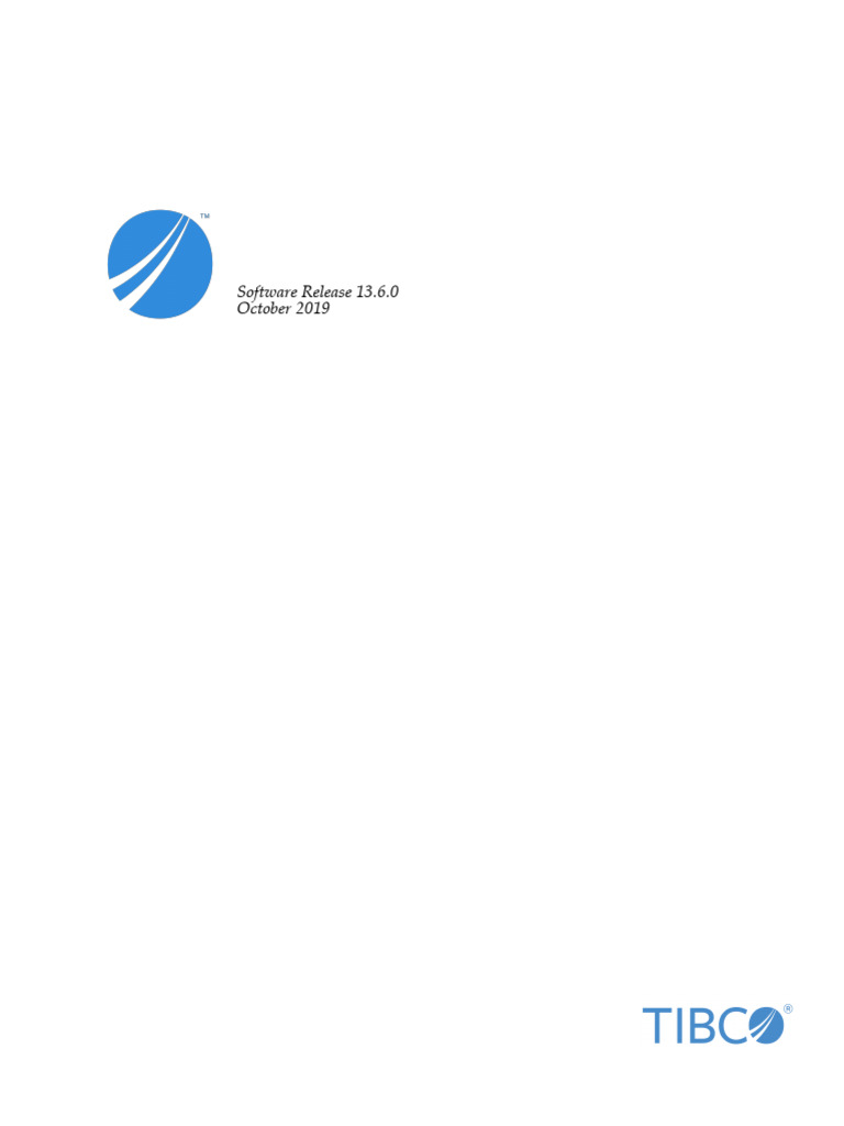 TIBCO Statistica 13.6.0 Release Notes | PDF | Software | Websites