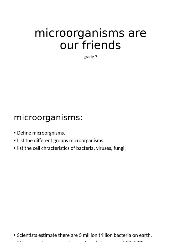 The Role of Microorganisms in Food and Medicine | PDF