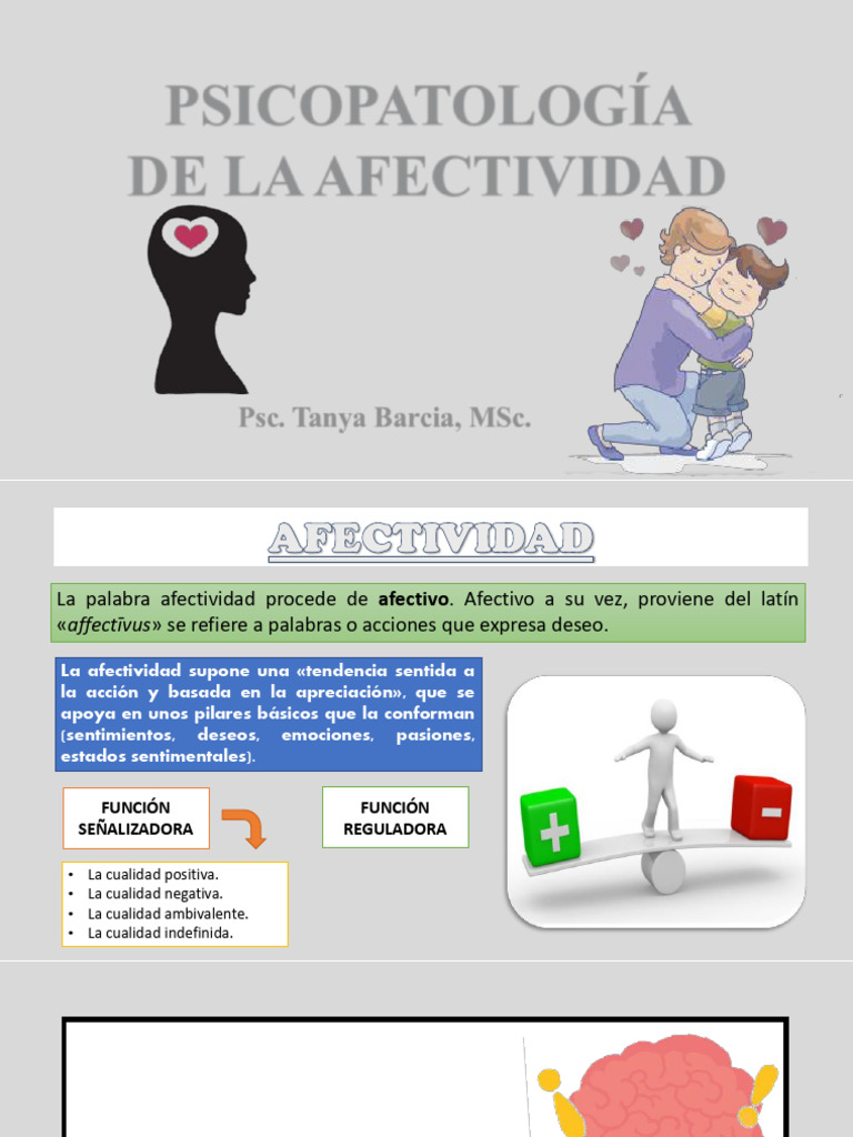 Psicopatología de la Afectividad | PDF | Desorden bipolar | Las emociones