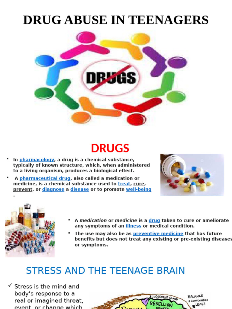 Drug Abuse in Teenagers | PDF | Drugs | Meditation