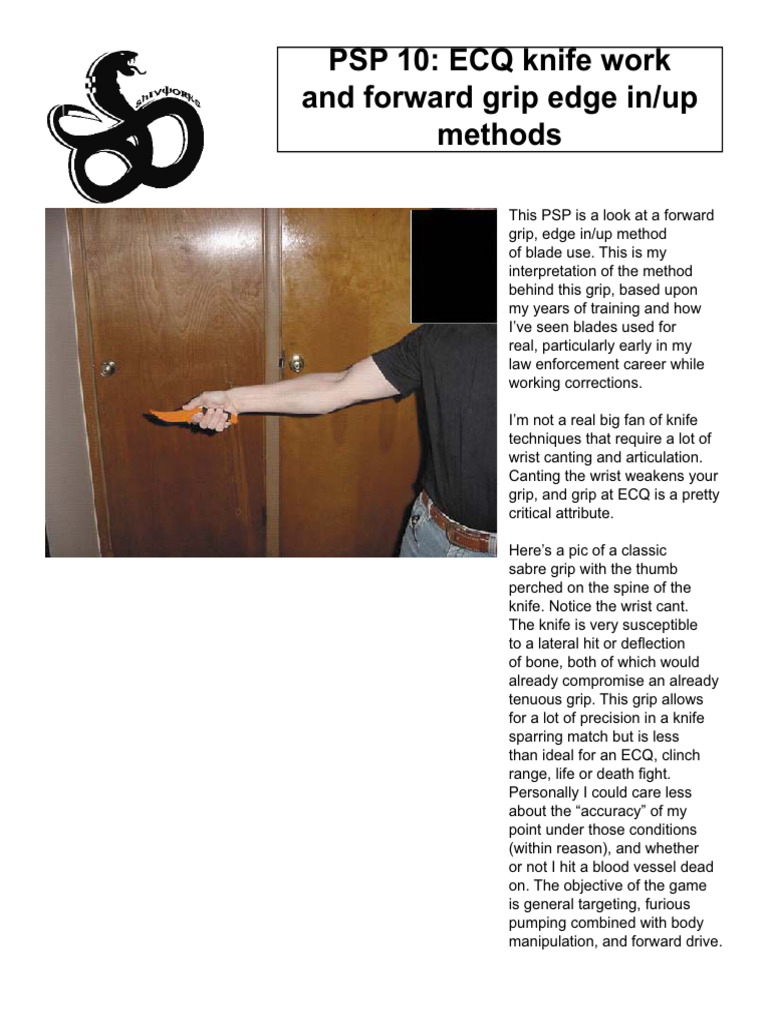 ECQ Knife Work | PDF | Knife