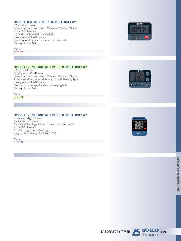 Jumbo Digital Timers Overview | PDF