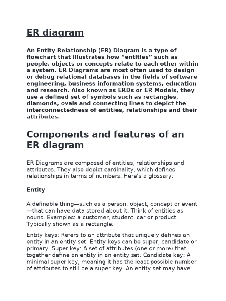ER Diagram | PDF | Data Management | Computing