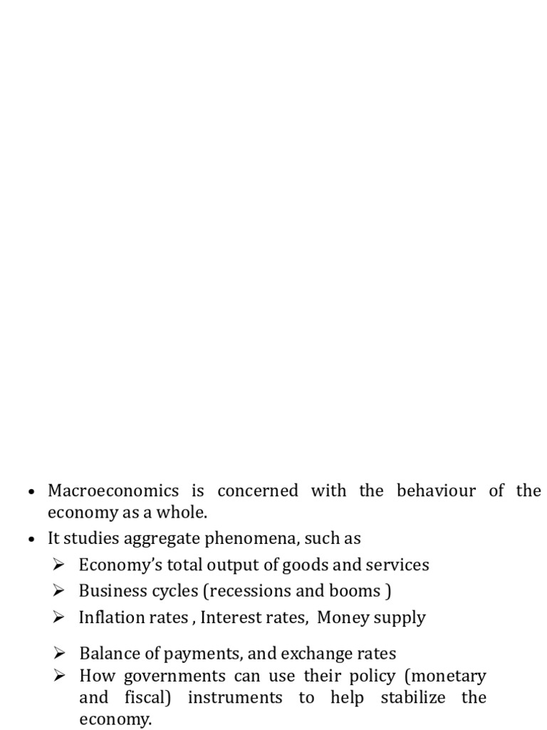 Understanding Macroeconomics and GDP | PDF | Gross Domestic Product ...
