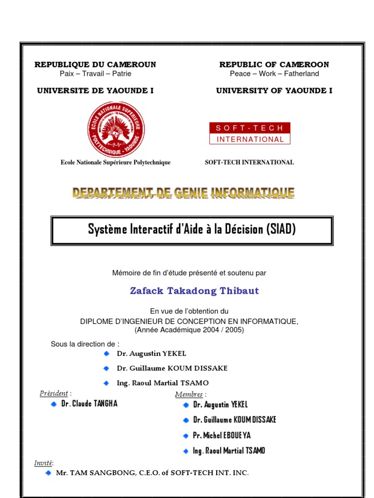 Exemple De Mémoire Pdf Informatique Business