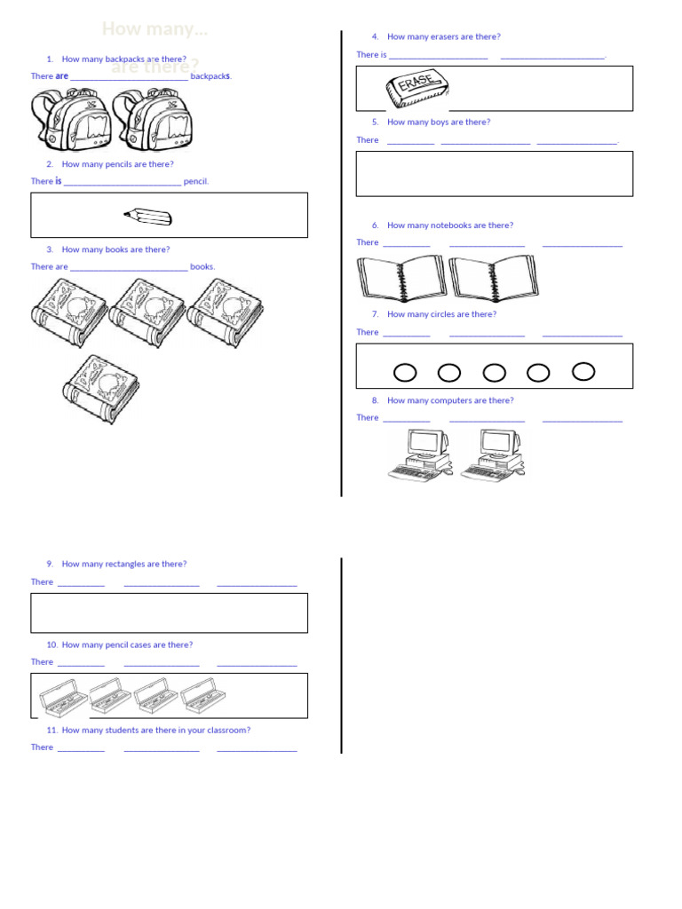 How Many Are There | PDF