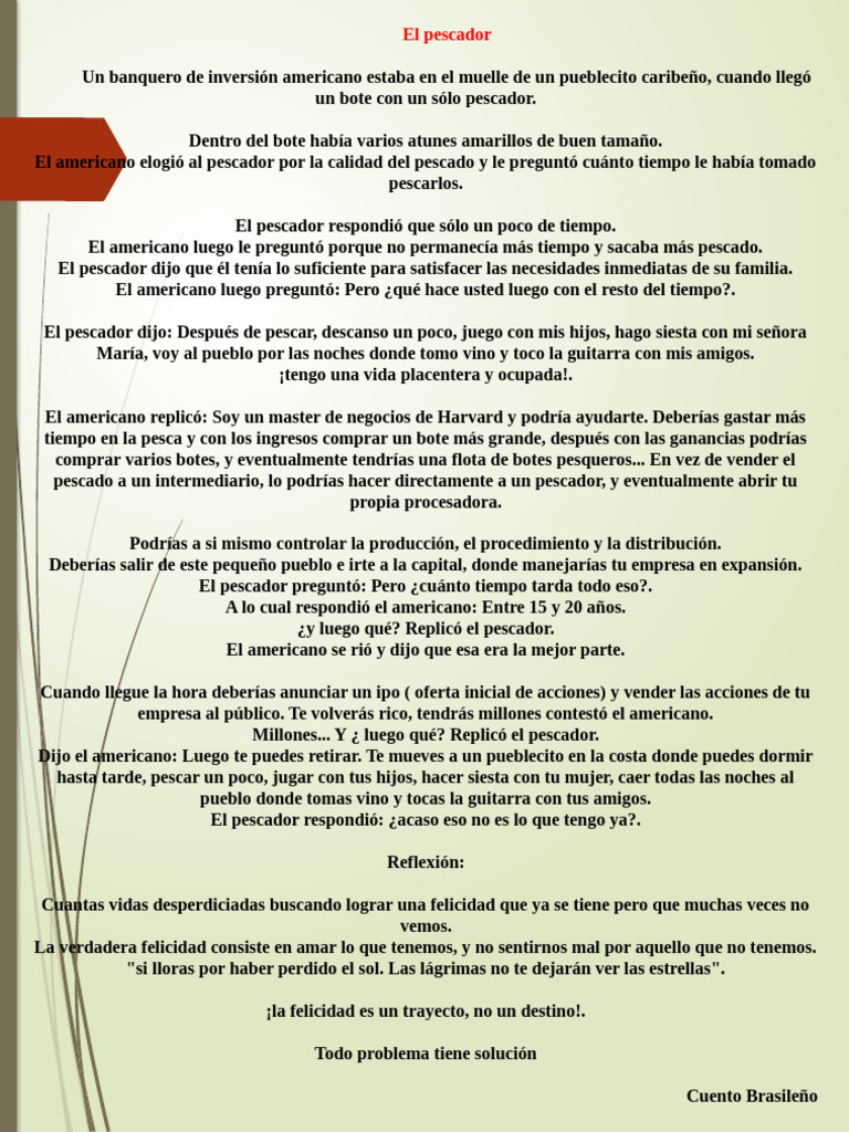 El Pescador Pdf 