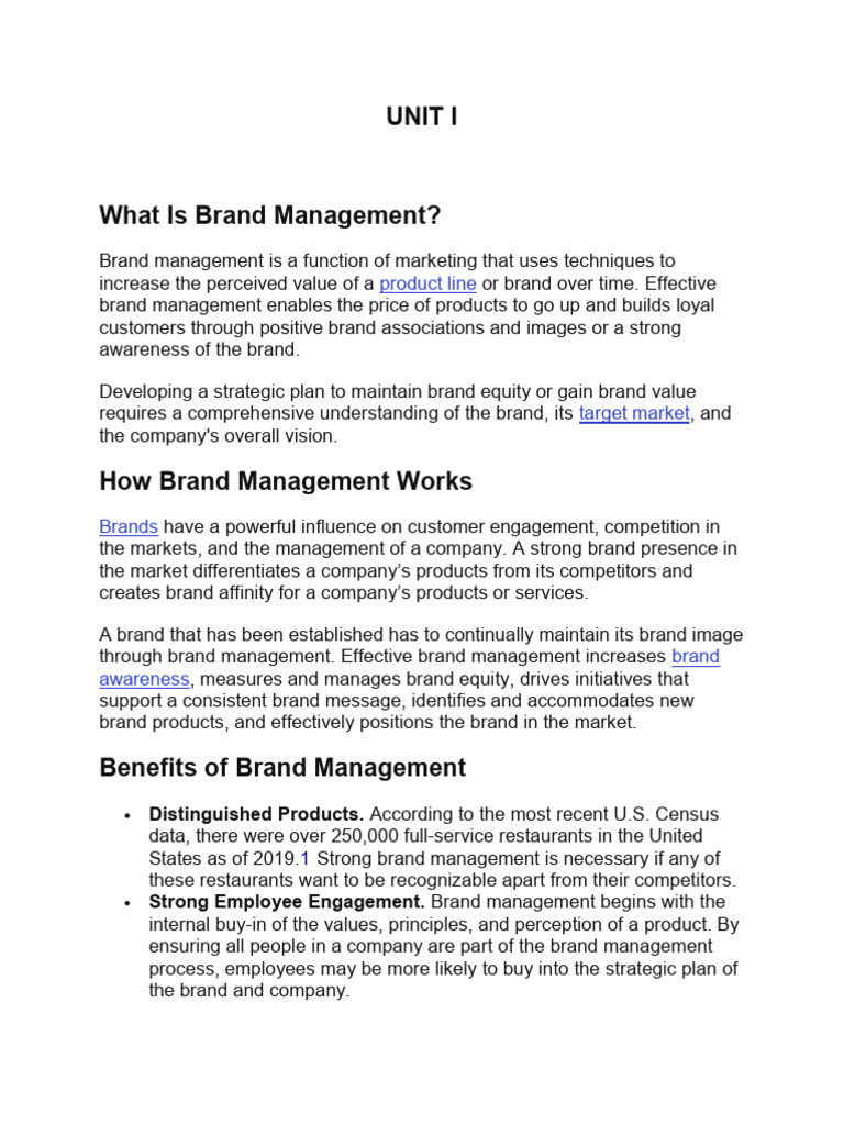 Brand Management | PDF | Brand | Market Segmentation