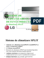 Sisteme de Climatizare Cu Detenta Directa Power Point Presentation