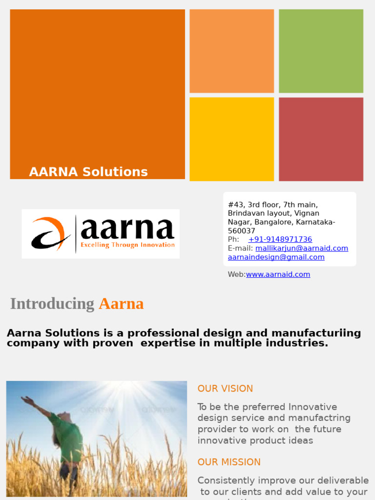 AARNA Design Profile | PDF | Ct Scan | Computer Aided Design