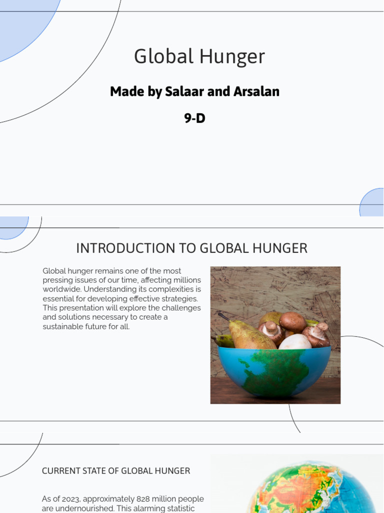 Understanding Global Hunger Challenges | PDF | Hunger | Food Security