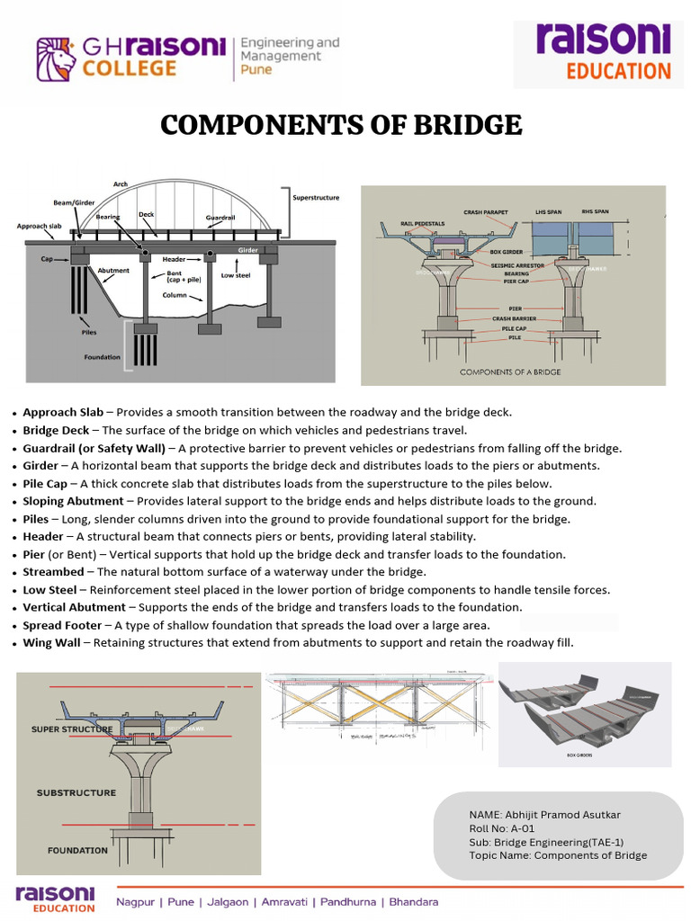 Components of Bridge | PDF