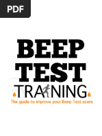 Beep Test Table | PDF