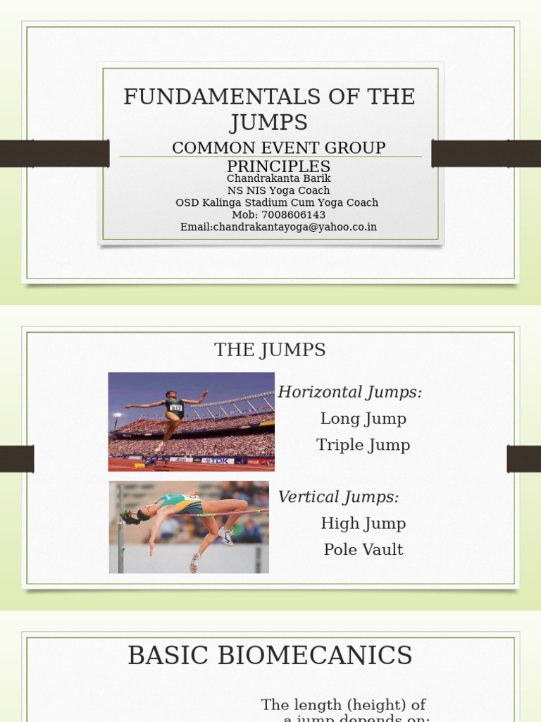Fundamental of Jumps 231102150047 9165759c | PDF | Anatomical Terms Of ...
