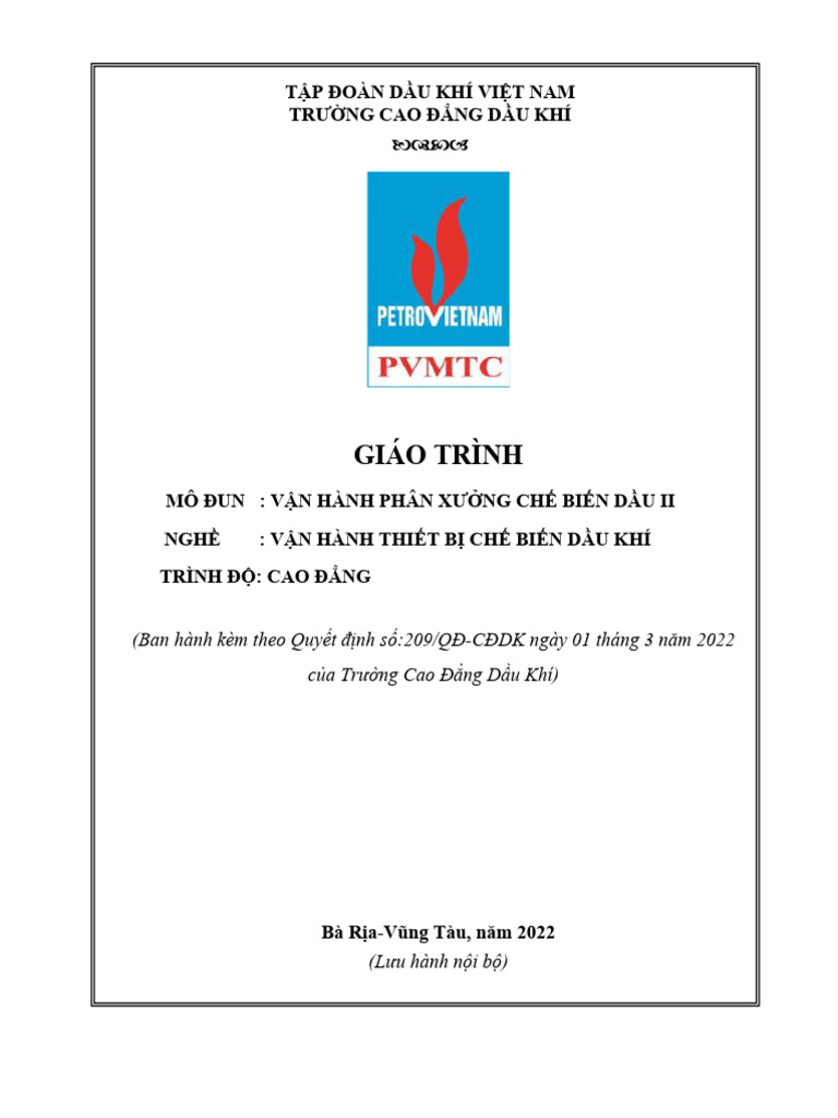 (123doc) Giao Trinh Van Hanh Phan Xuong Che Bien Dau II Nghe Van Hanh ...