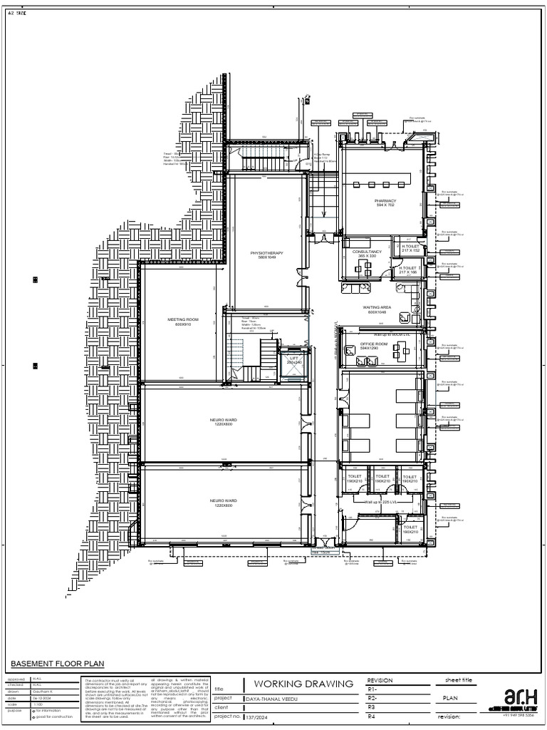 Neuro Ward Layout Plan | PDF