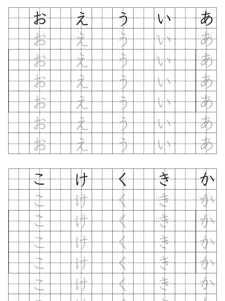 Japanese Character Guide: A-Z Overview | PDF