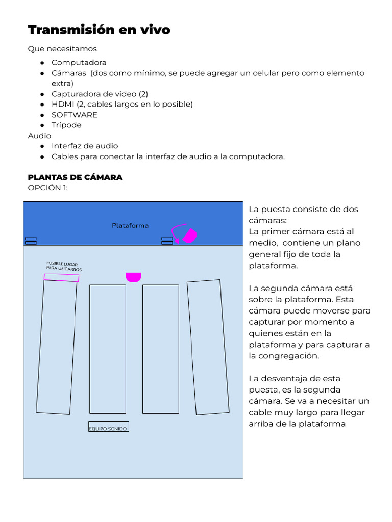 Guía para Transmisión en Vivo Efectiva | PDF | Tecnología de ...